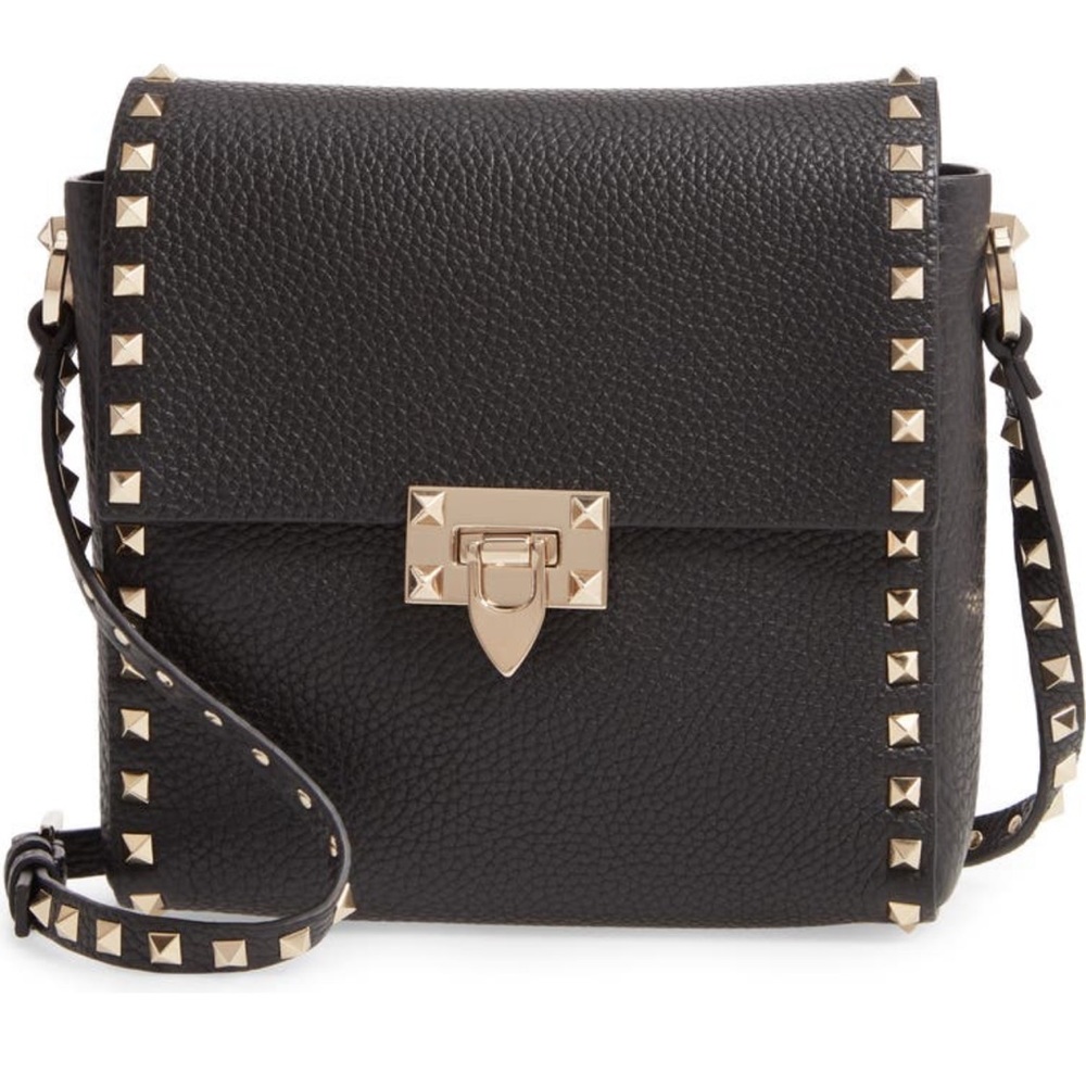 Valentino Garavani Rockstud Leather Shoulder Bag - Picture 2 of 10